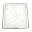 New Schneider Electric NSYCAG291LPF ClimaSys Outlet Grille, 291x291mm Cut-Out