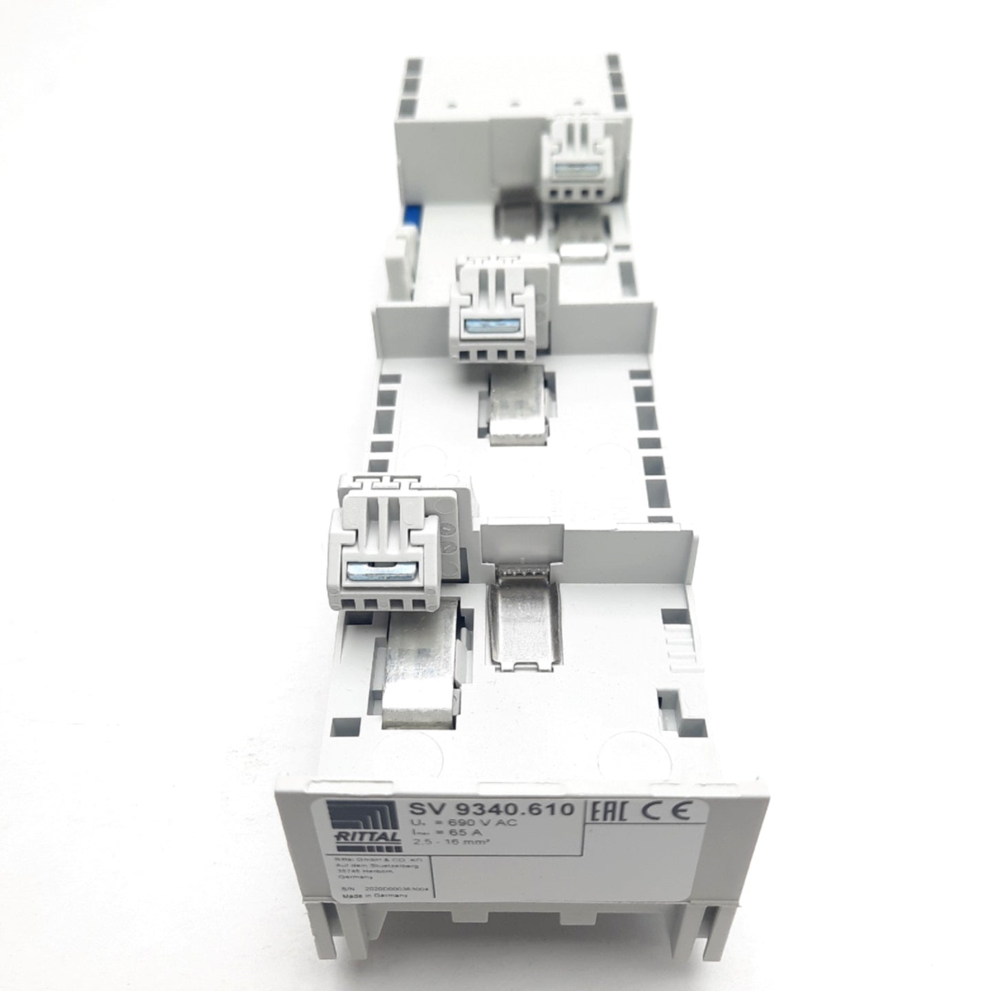 New Rittal 9340.610 OM Adapters with Spring Terminals, 690V 3~, 65A, 3 Pole