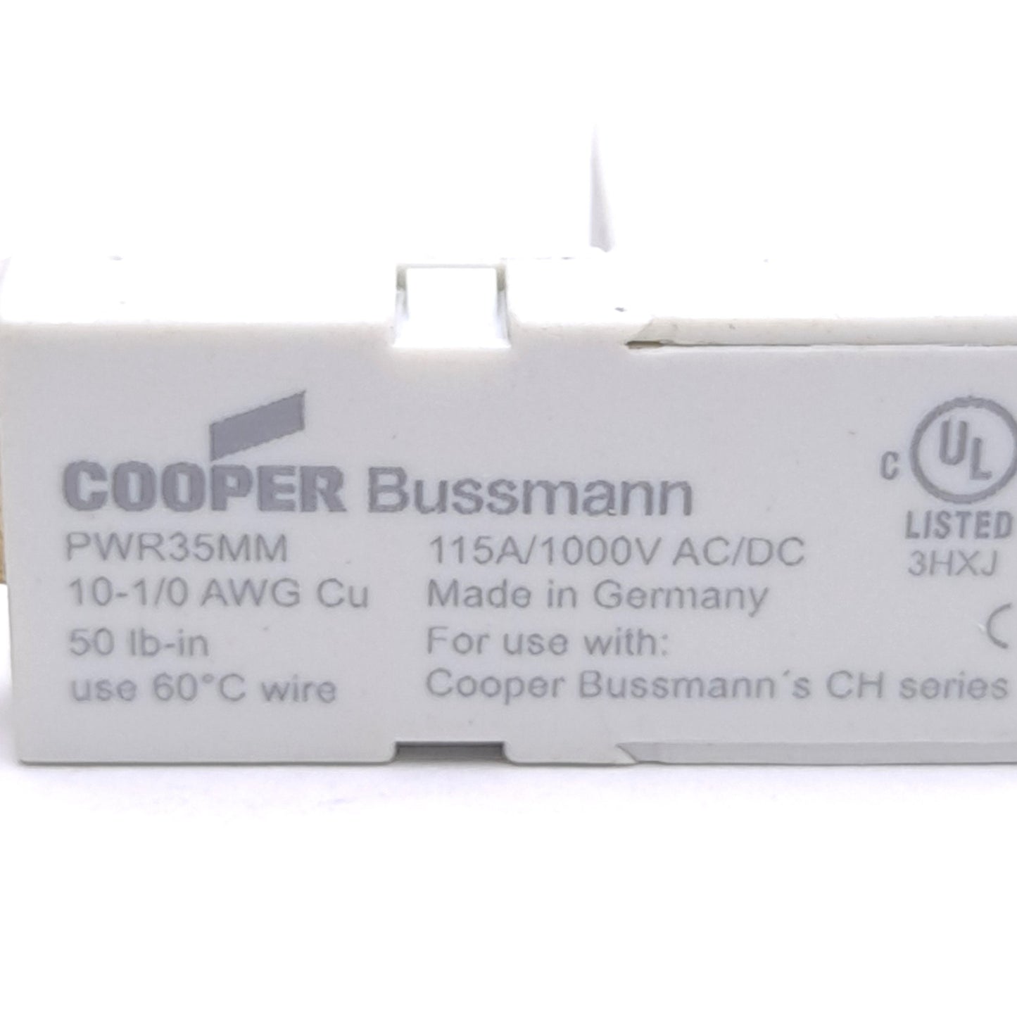 New – Open box Lot of 3 Eaton PWR35MM Busbar Feeder Terminal 1000VAC/DC 115A For 3-Phase Busbar