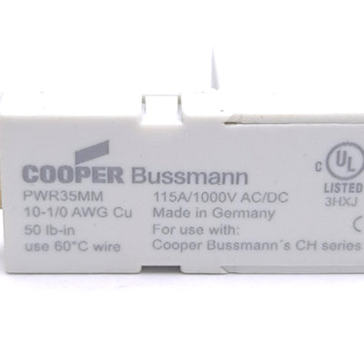 New – Open box Lot of 3 Eaton PWR35MM Busbar Feeder Terminal 1000VAC/DC 115A For 3-Phase Busbar