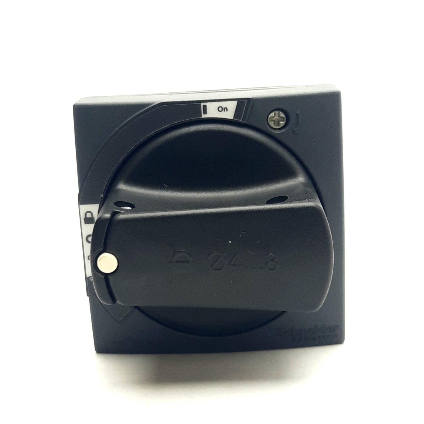 New – Open box Schneider Electric GVAPB65 Rotary Handle, TeSys, 2 Position, Black, IP65