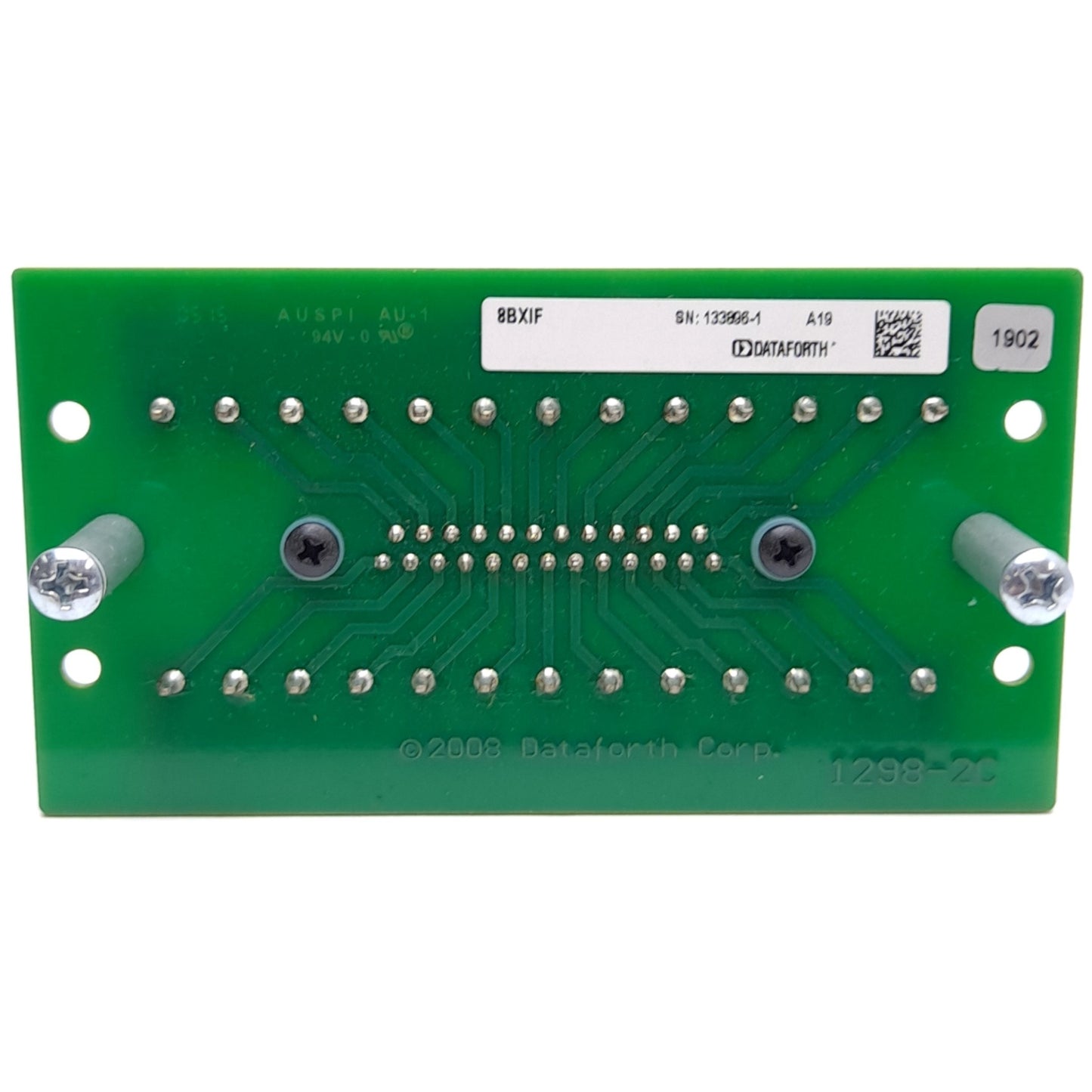 New – Open box Dataforth 8BXIF Universal Interface Board, DB25 Female to Screw Terminals