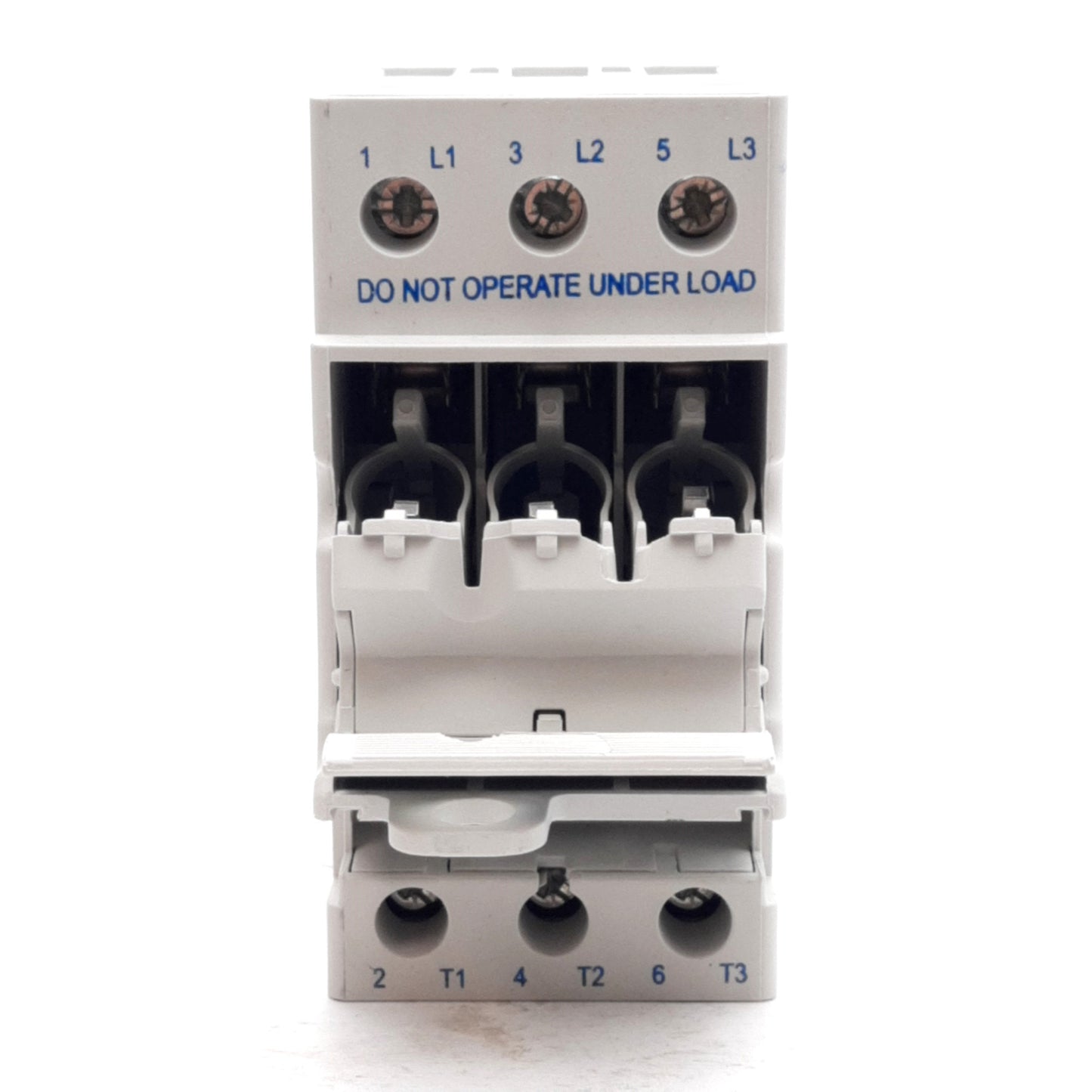 New Mersen USFMCCMI Fuse Holder, Finger Safe, 3-Pole, 30A 600V, Class CC, DIN Rail