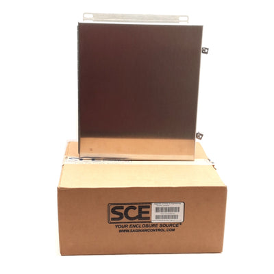 New Saginaw SCE-1412CHNFSS S.S. CHNF Enclosure, 14.13 x 12 x 6in, NEMA 3R 12 4 & 4X