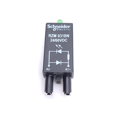 New – Open box Lot of 7 Schneider Electric RZM031BN Relay Protection Module 24-60VDC, For RSZ