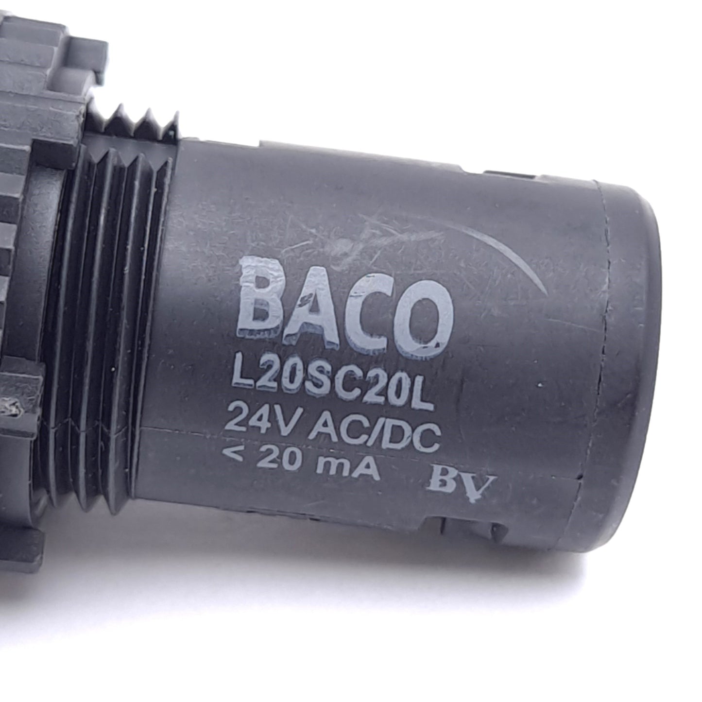 New – Open box Baco Controls L20SC20L LED Pilot Light, Green, 24VAC/DC, ø22mm Mounting