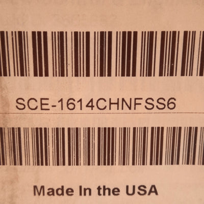 New Saginaw SCE-1614CHNFSS6 316SS CHNF Enclosure, 16.13x14x6in, NEMA 3R 12 4 & 4X