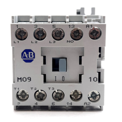 Used Allen Bradley 100-M09NZ243 Contactor Motor Starter 600VAC 12A, 24VDC Coil