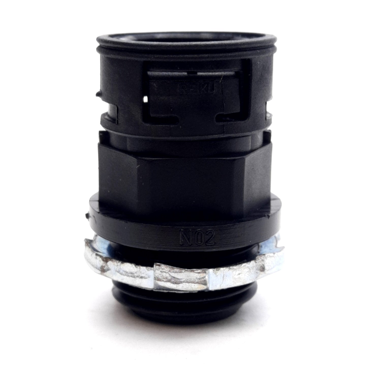 New Lot of 25 Liquatite CF-10 Corrlok Conduit Fittings, 3/8in Trade Size, 1/2in NPT