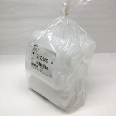 New Pack of 6 Thermo Scientific Nalgene 2103-0032 Wide-Mouth Bottles, 1-Liter, LDPE