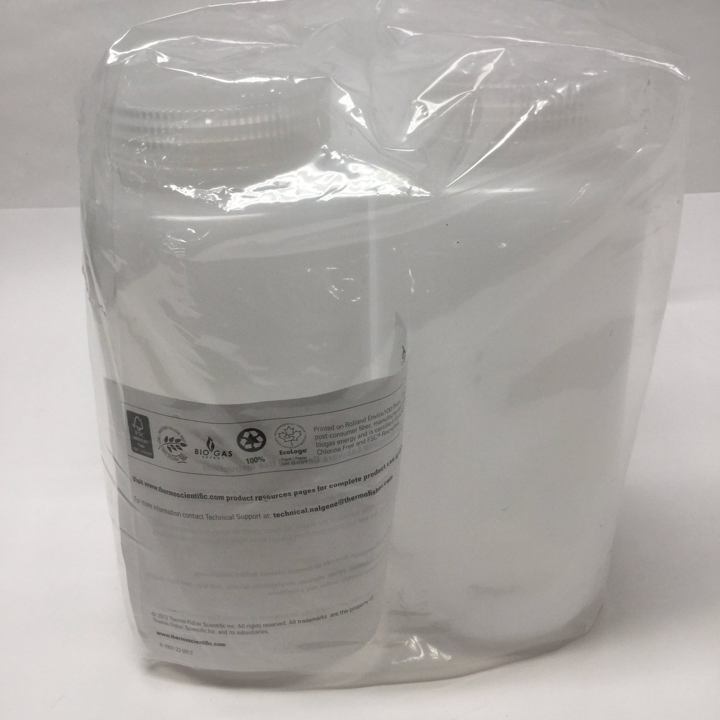 New Pack of 6 Thermo Scientific Nalgene 2103-0032 Wide-Mouth Bottles, 1-Liter, LDPE