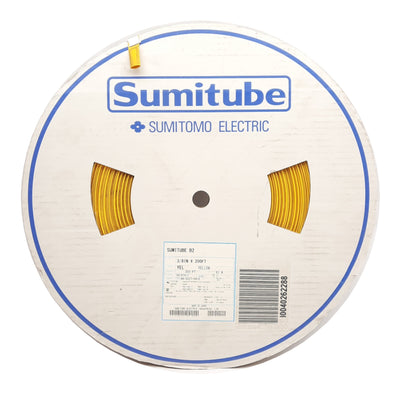 New Sumitomo B2 3/8 YELLOW SPL Heat Shrink Tubing, 3/8in ID, 2:1, 90°C Shrink, 200ft