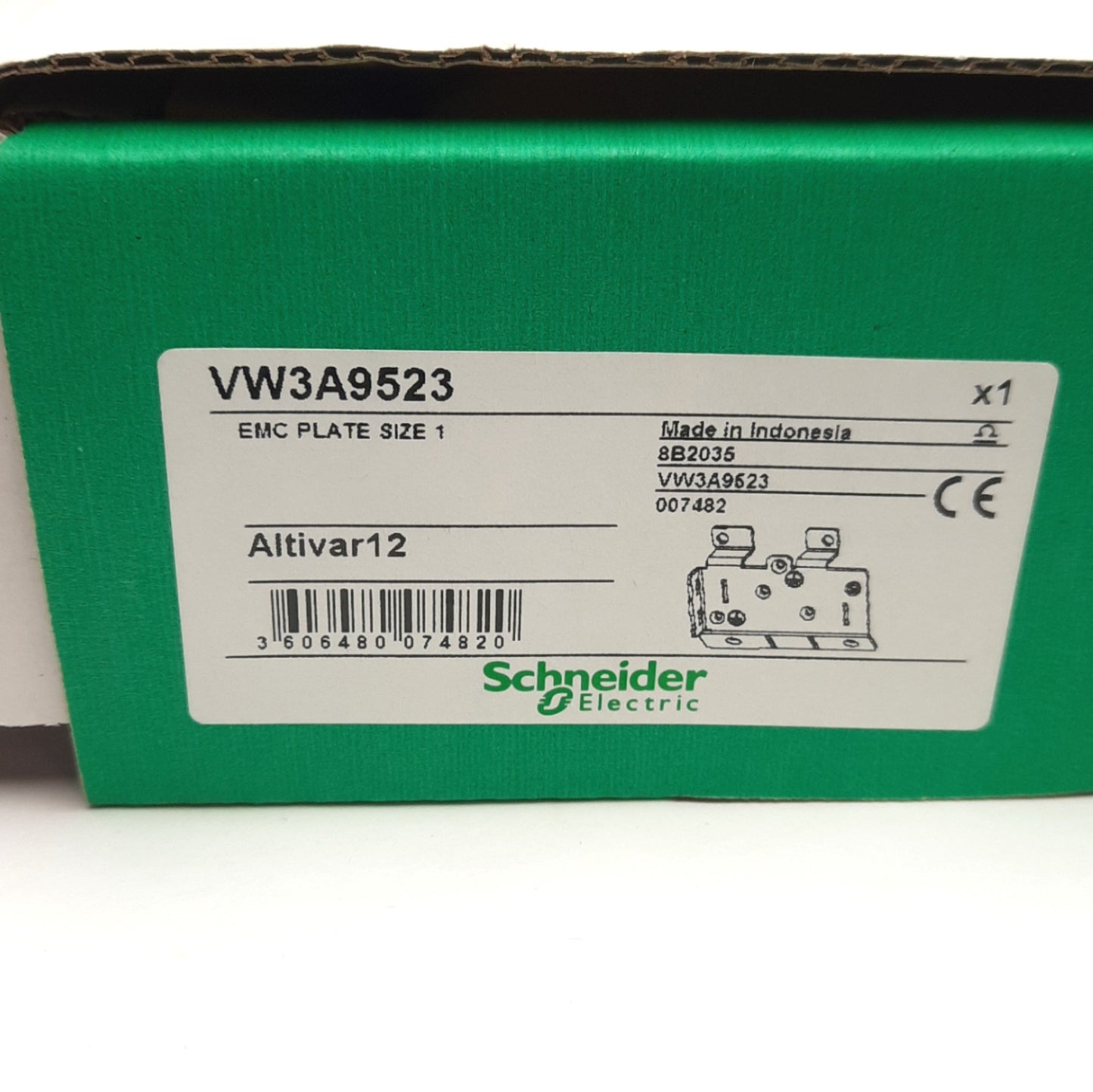 New Schneider Electric VW3A9523 Variable Speed Drive Conformity Kit, for Altivar 12