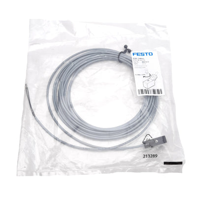New Festo NEBV-Z4WA2L-P-E-5-N-LE2-S1 Connecting Cable, ZC 2/2 to 2-Wire, 24VDC, 5m