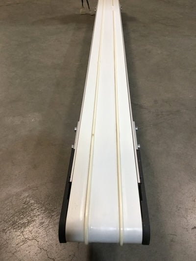 Used Dorner 2200 Series End Drive Belt Conveyor 4" Wide x 56" Long, 50 ft/min