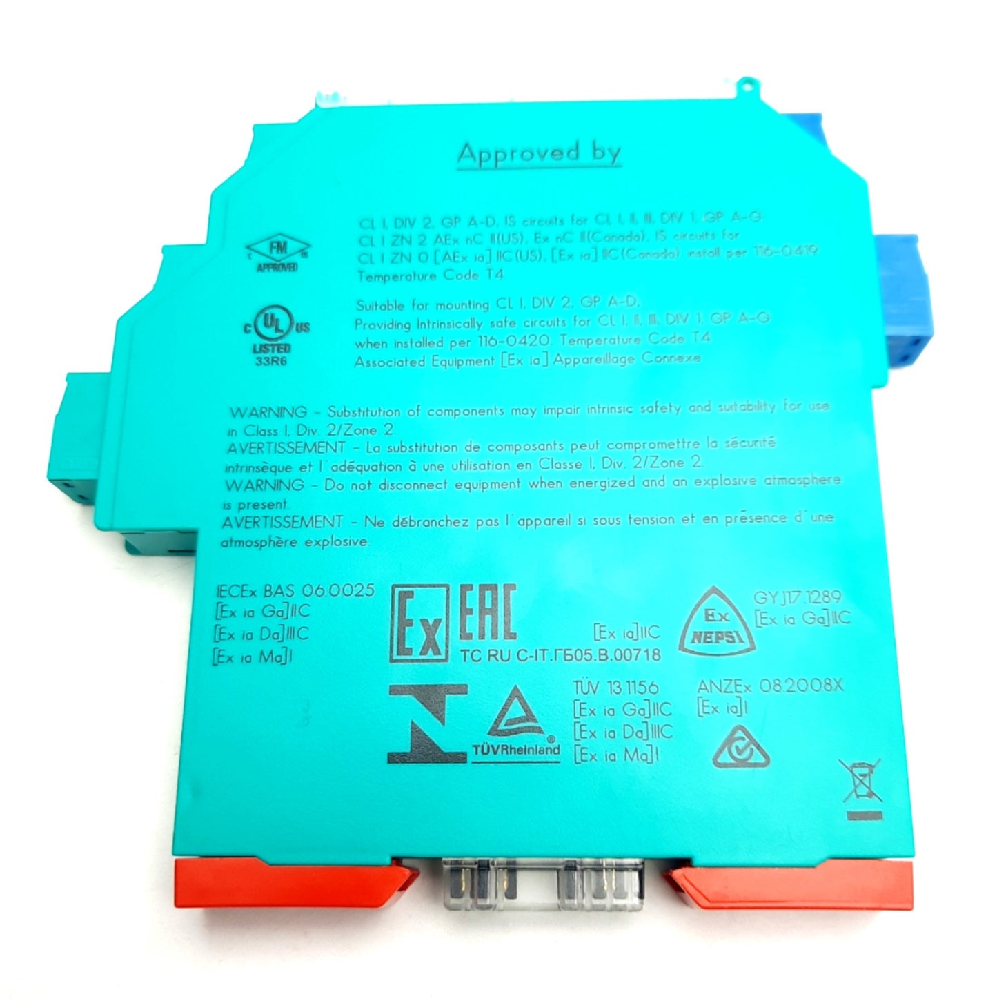 New – Open box Pepperl+Fuchs KCD2-SR-EX2 Switch Amplifier, 10-30VDC Supply, Relay Output