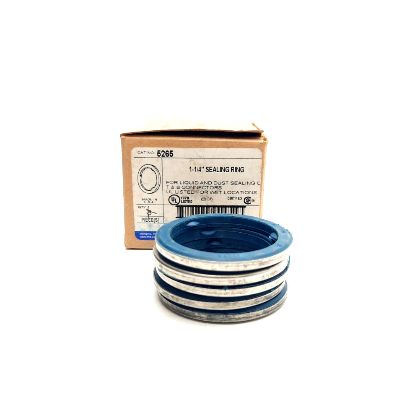 New Lot Of 5 Thomas&Betts 5265 Liquidtight Sealing Gasket, Standard, 1-1/4 in