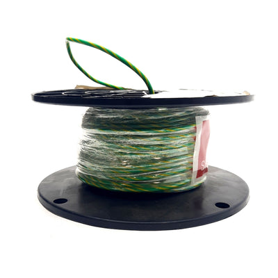 New Alpha Wire A3077-54 Green/Yellow Hook Up Wire, 16AWG, 100 FT, 600V