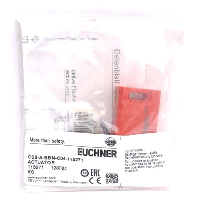 New Euchner CES-A-BBN-C04-115271 Safety Switch Actuator, 15mm Operating Distance