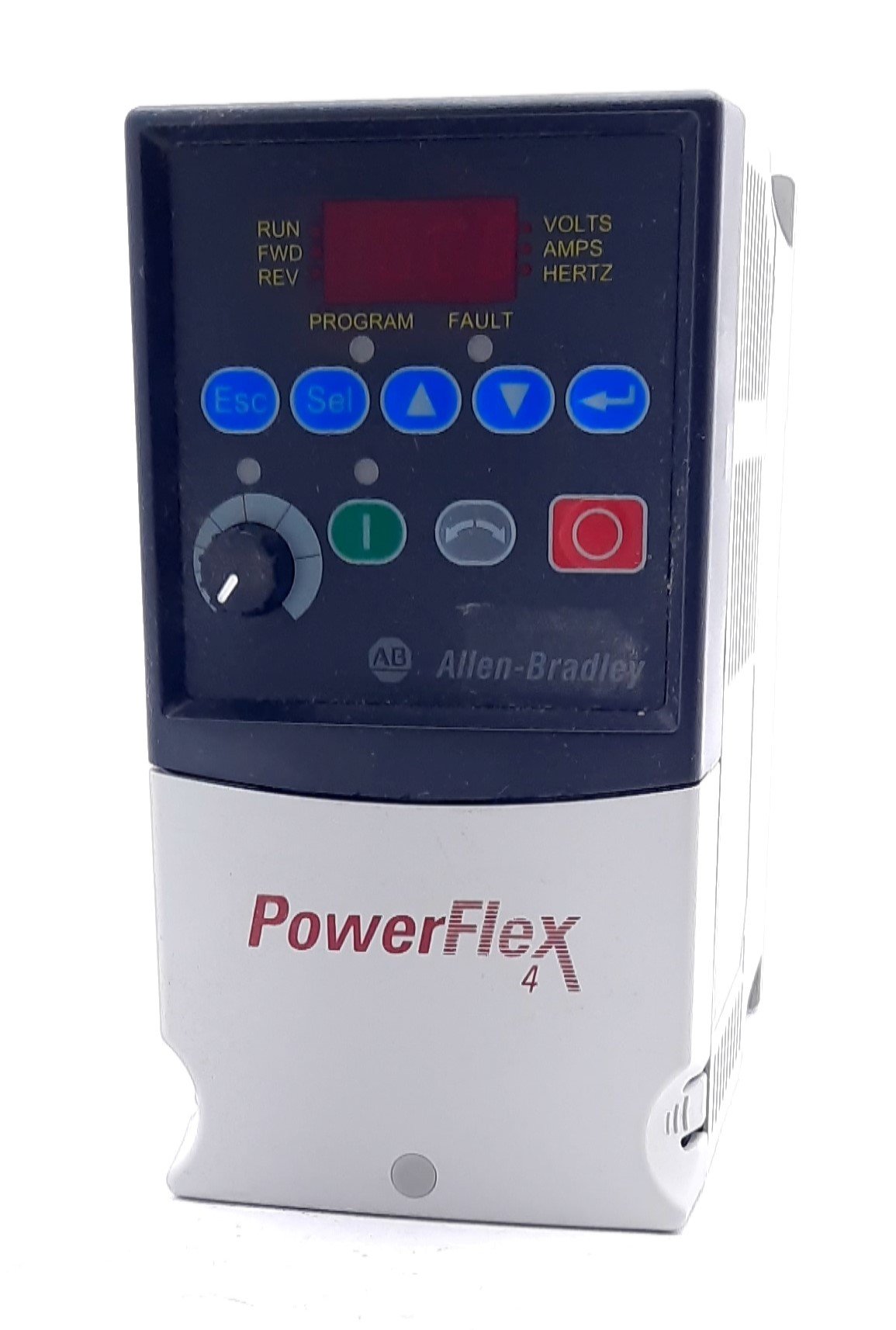 Used Allen Bradley 22A-B1P5N104 Ser A PowerFlex AC Drive, 0.25HP, 180-264VAC 3-Ph