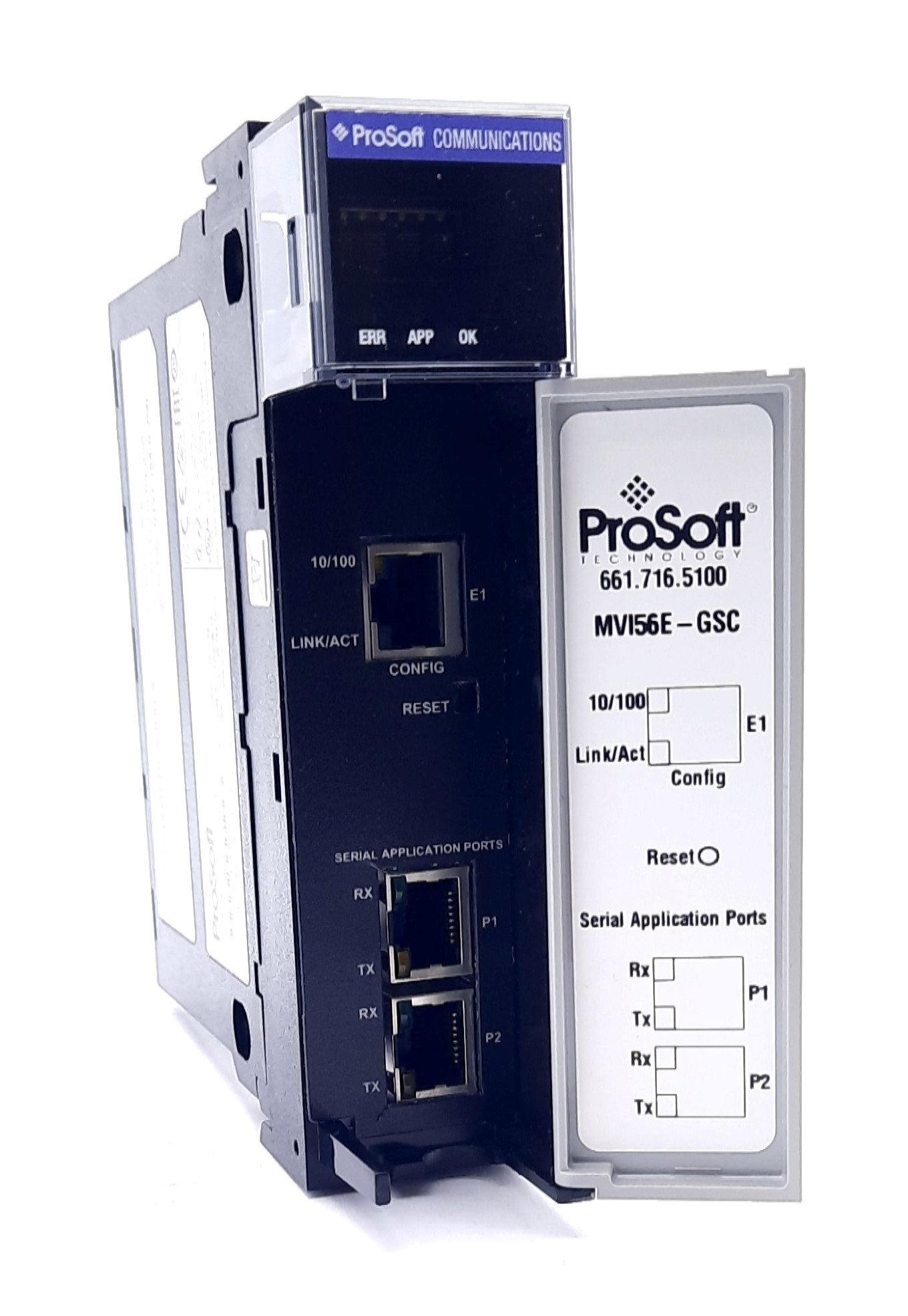 New ProSoft MVI56E-GSC Communication Module 800mA @ 5VDC, 3mA @ 24VDC