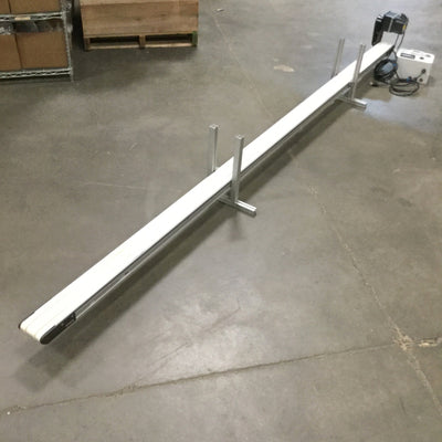 Used Dorner 2200 Series End Drive Belt Conveyor 4" Wide x 130" Long, 50 ft/min