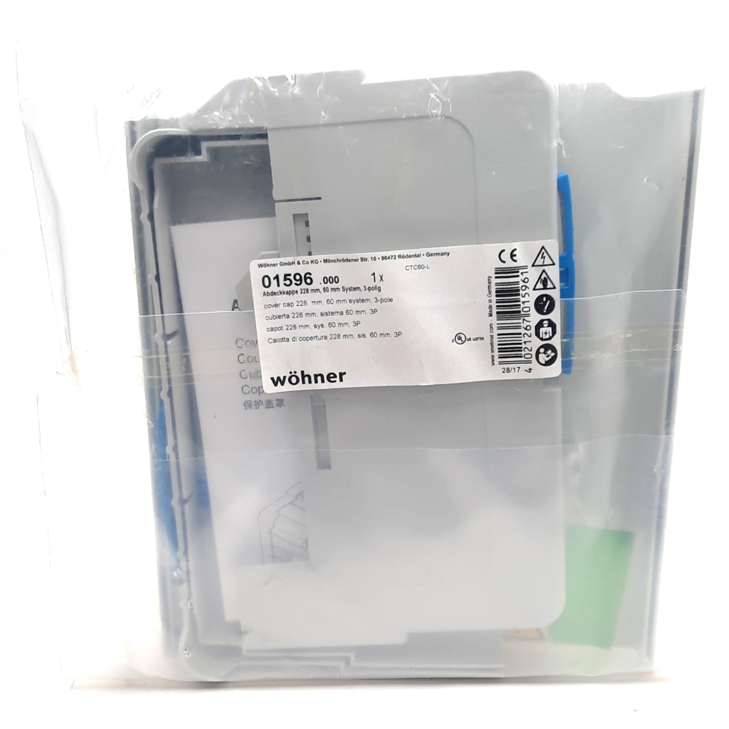New Wohner 01596 60Classic System Cover Cap, 3 Poles, 228mm x 200mm x 90mm