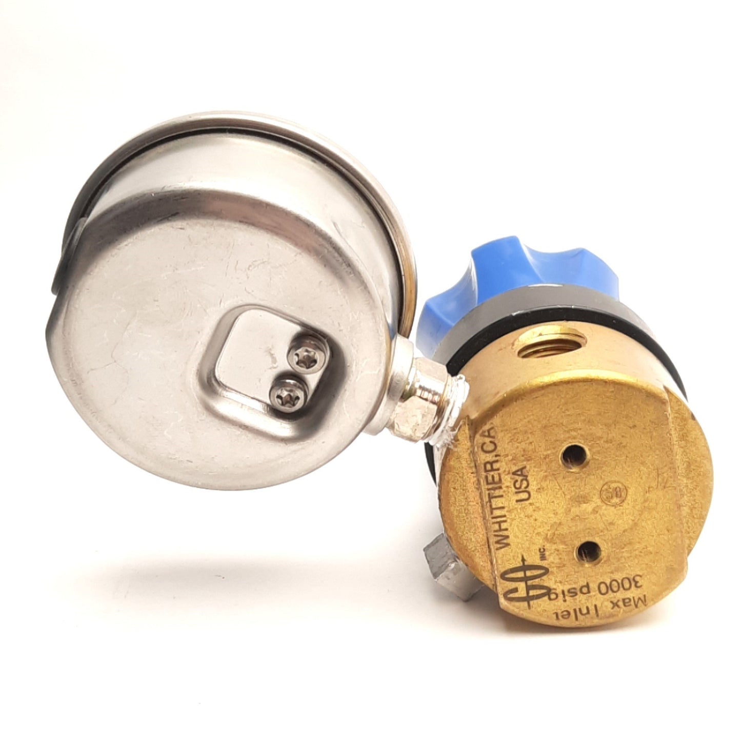 Used GO Inc 106026-CGA-540 Gas Regulator w/ Gauge, 0-250psig Outlet, 3000psi Inlet