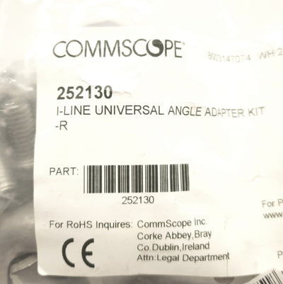 New Lot of 4 Commscope 252130 Inline Universal Angle Adapter Kits, ø3/8in Taps