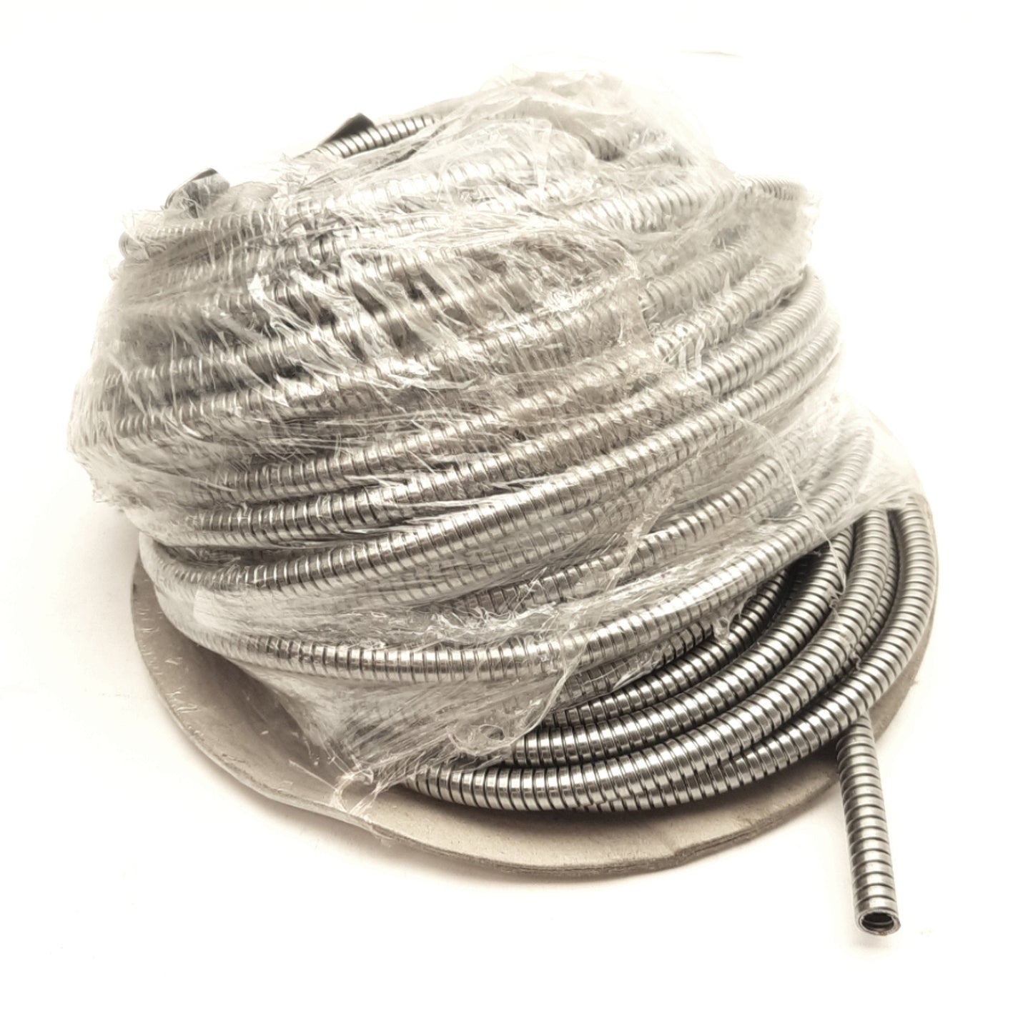 Used ABB SS10-12M Adaptaflex Stainless Steel Conduit Hose, 9mm x 6.8mm, 41Ft