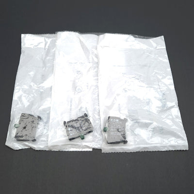 New – Open box Lot of 3 Eaton M22-CKC10 Pushbutton Contact Block, 1 NO, 22.5mm, Cage Clamp