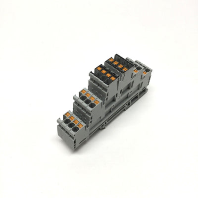 New Lot of 95 Allen Bradley 1492-P3 Terminal Block Push in Connection 600VAC/DC 20A