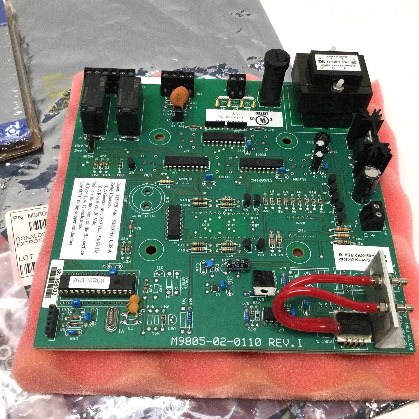 New – Open box Donaldson Torit M9805-02-0762 Manual Airflow Controller for Downflo Evolution