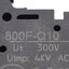 Used Lot of 3 Allen Bradley 800F-Q10 Contact Block, SPST-NO, 300V 10A, Spring Clamp