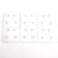 Used Lot of 6 80/20 4515 4 Hole Rectangular Transition Flat Plate, 2.5" x .5''