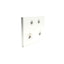 Used Lot of 6 80/20 4515 4 Hole Rectangular Transition Flat Plate, 2.5" x .5''