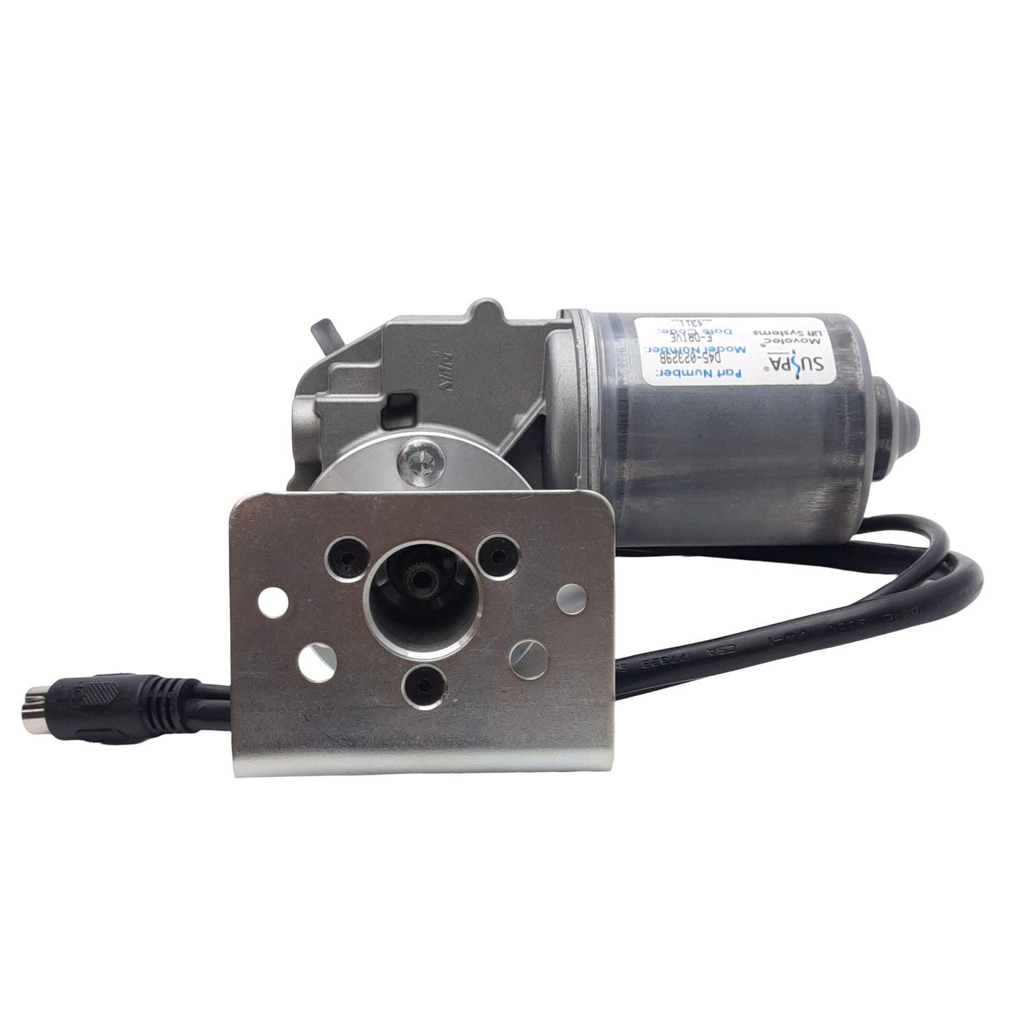 Used Suspa Movotec D45-02329B Lift System E-Drive Motor, 24VDC 11A, 92W, 110RPM