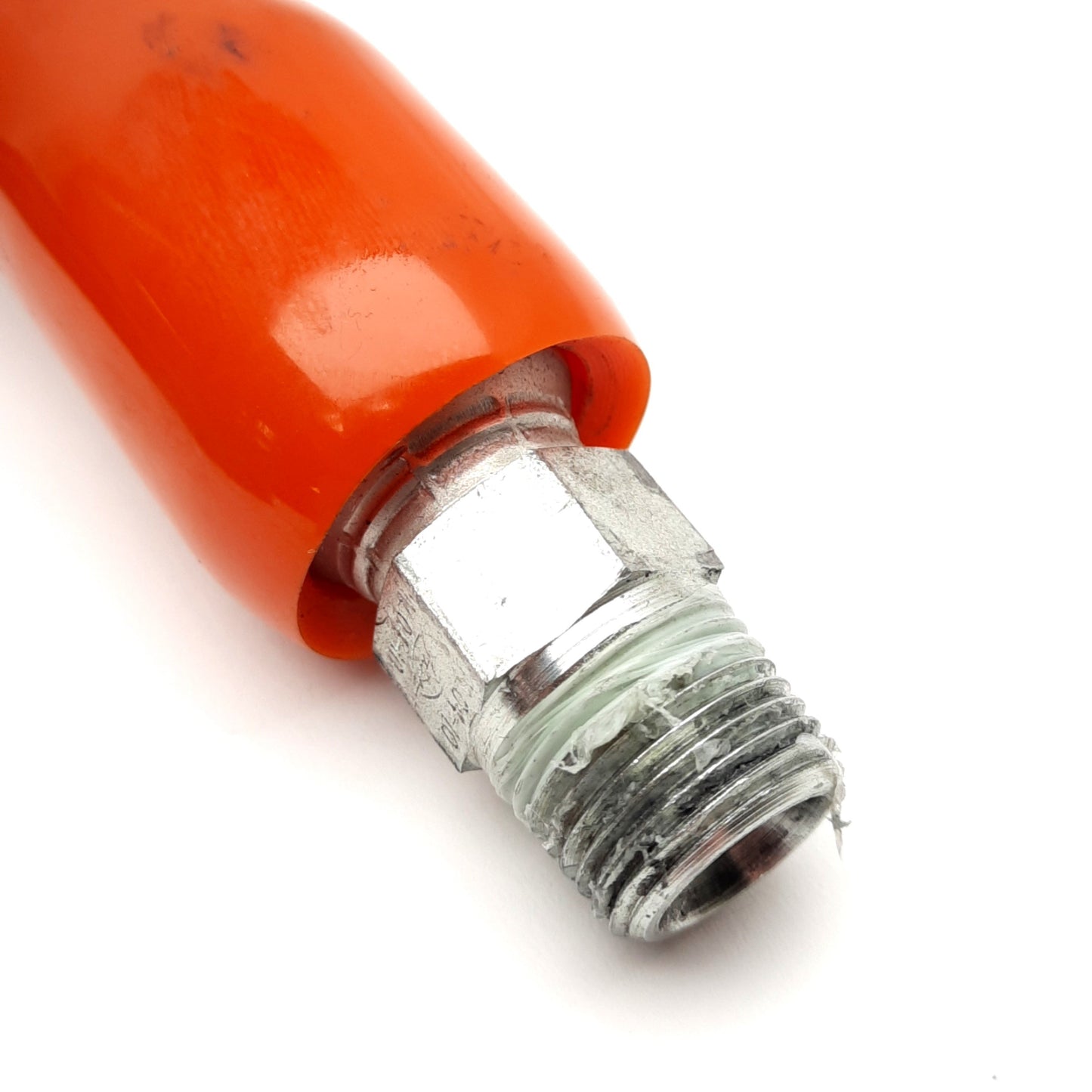 Used SPX Power Team Hydraulic Hose, ø3/8in ID x 6ft Long, 10000PSI, 3/8in NPT Male