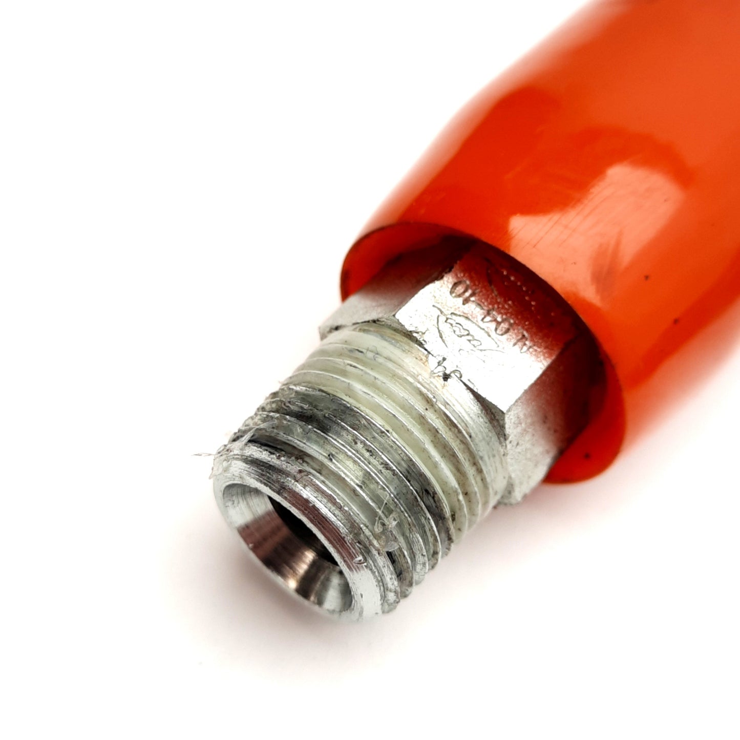 Used SPX Power Team Hydraulic Hose, ø3/8in ID x 6ft Long, 10000PSI, 3/8in NPT Male