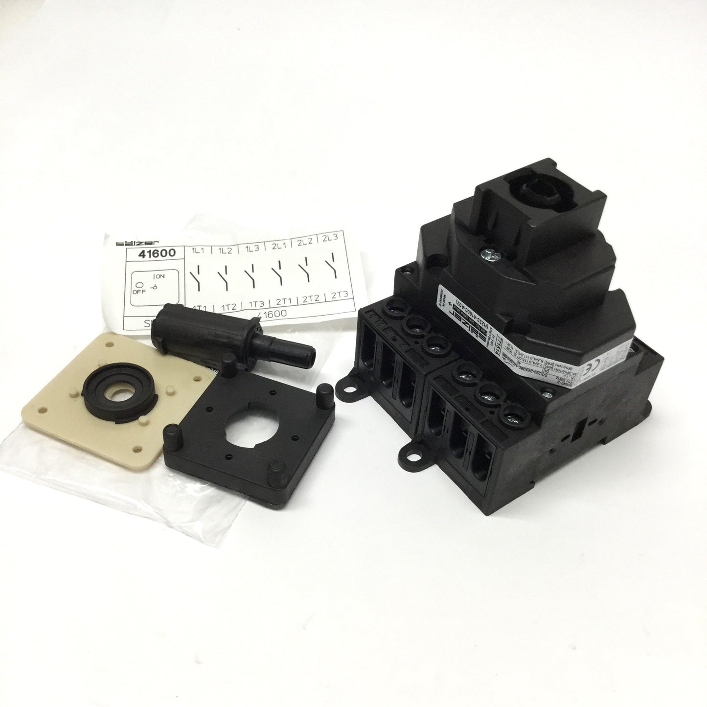 New – Open box Salzer H233-41600-A02 Safety Emergency Main Disconnect Switch 6-Pole 600V 40A