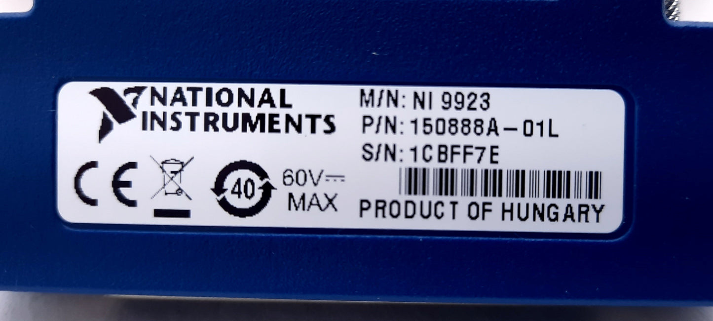 New National Instruments 150888A-01L Terminal Connector Block D-Sub to Screw 37 Pin