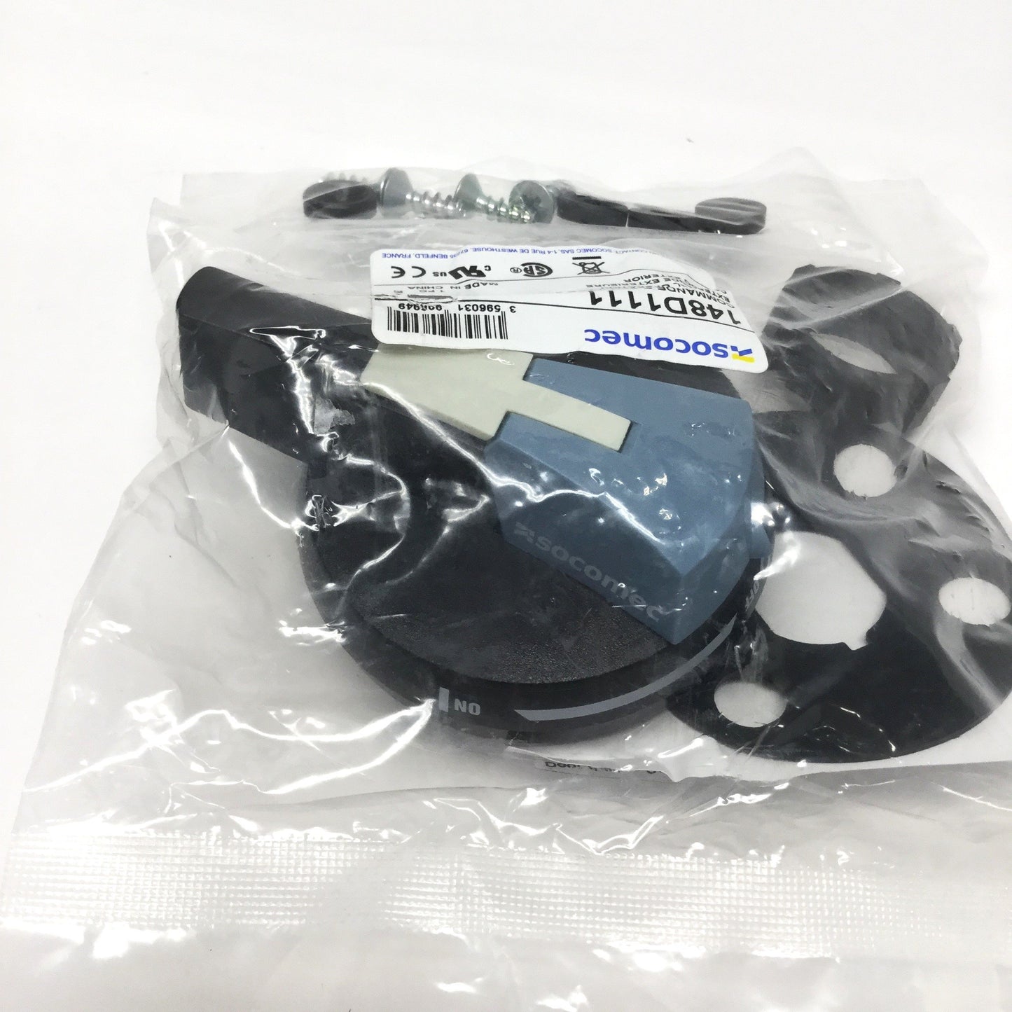 New Socomec 14940111 Rotary Handle On Off Round External Front Mount, 2-Position S0