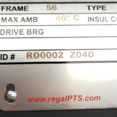 New – Open box Browning RD0002 Motor & Z03-E436-N Synchrogear Reducer, 39:1, 208-230/460VAC
