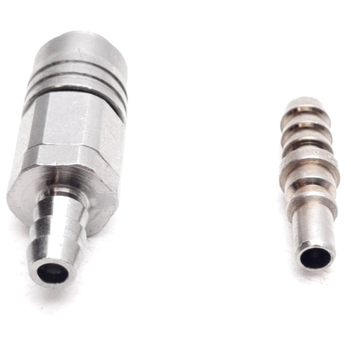 Used Lot of 4 Arcland Sakamoto MC04SH + MC04PH Micro Coupler Set, Air/Water, ø4mm