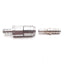 Used Lot of 4 Arcland Sakamoto MC04SH + MC04PH Micro Coupler Set, Air/Water, ø4mm