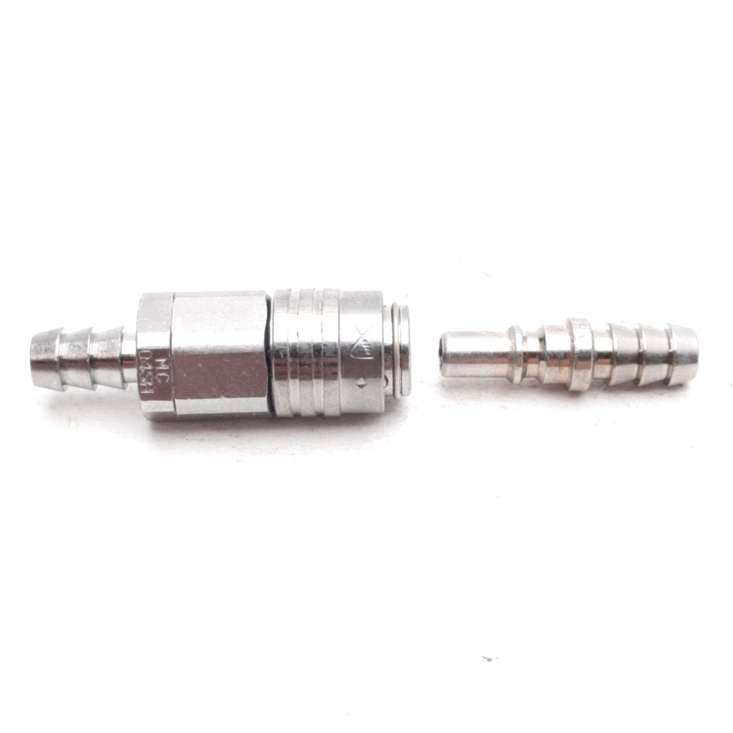 Used Lot of 4 Arcland Sakamoto MC04SH + MC04PH Micro Coupler Set, Air/Water, ø4mm