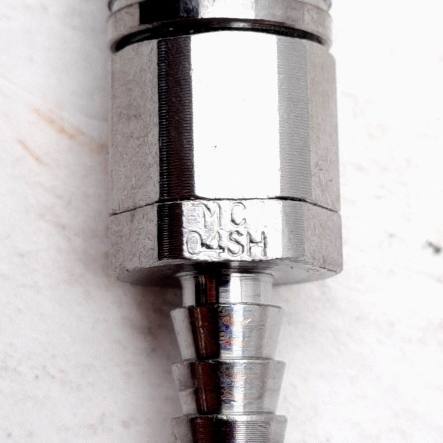 Used Lot of 4 Arcland Sakamoto MC04SH + MC04PH Micro Coupler Set, Air/Water, ø4mm