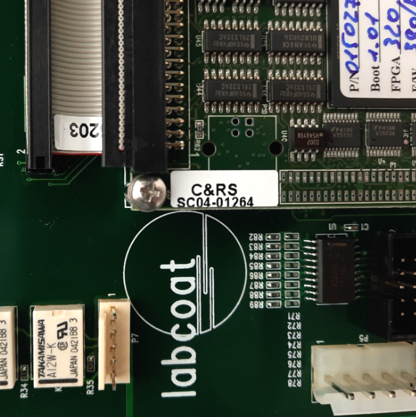 Used  O'HARA SC04-01264 & 170101 Labcoat JET C&RS Machine Main & I/O Control Board