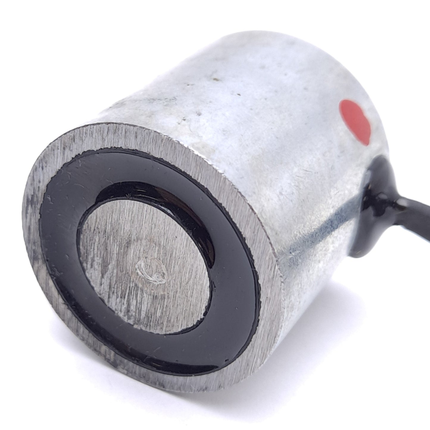 Used Magnetech R-1212-24 Round Electromagnet, 24VDC, 50lbs Holding, ø1-1/4in