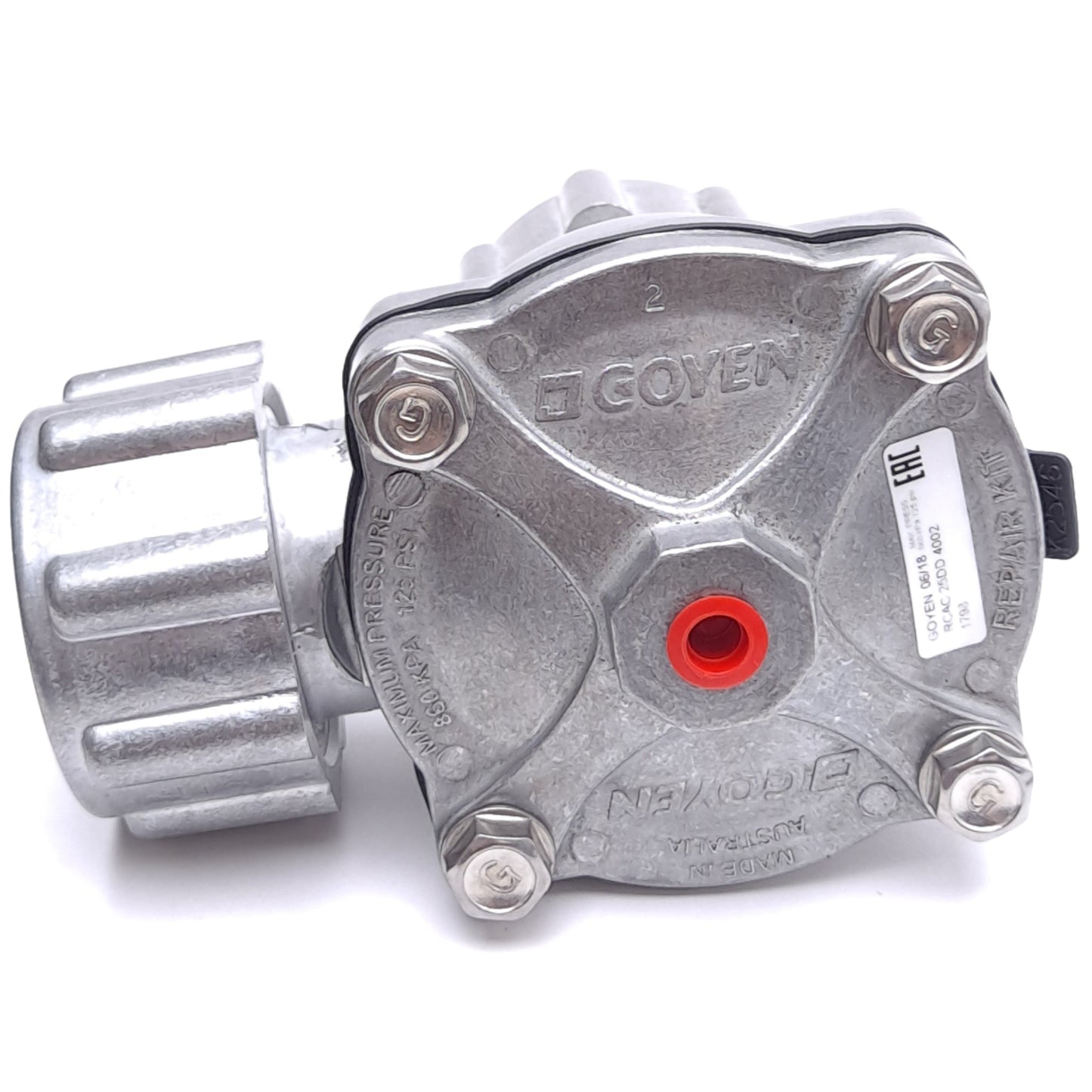 Used Goyen RCAC25DD4002 Pulse Jet Diaphragm Valve 1/8in NPT Pilot, 125psi, ø1in Ports